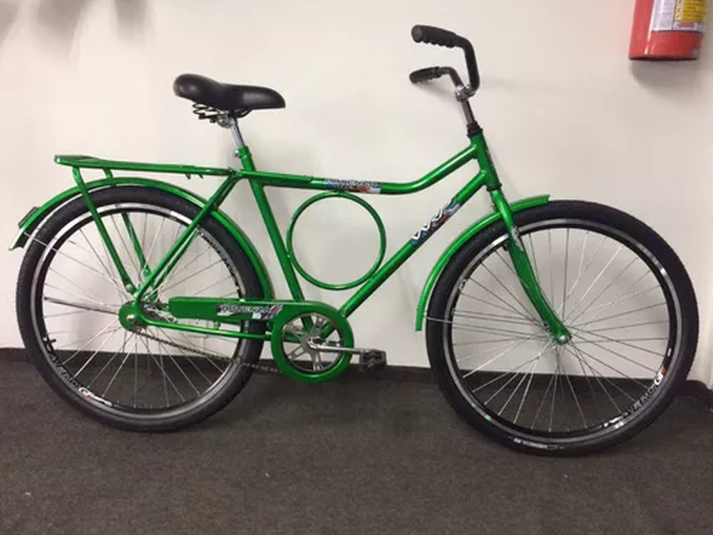 BICICLETA ARO 26 POTENZA CONTRA PEDAL VERDE GEL WRP