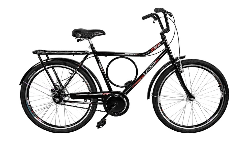 BICICLETA ARO 26 POTENZA CONTRA PEDAL PRETO WRP