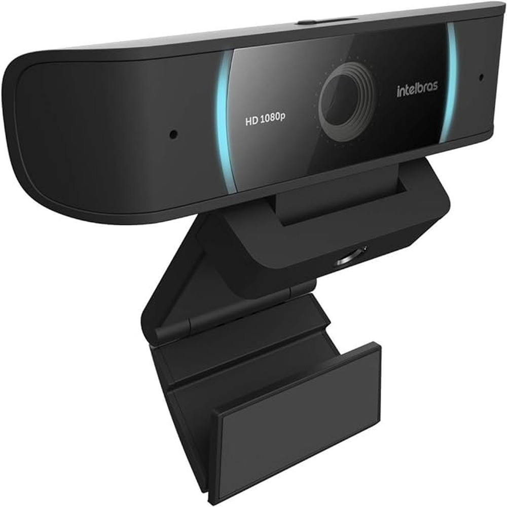 Webcam Para Videoconferência USB Cam 1080p Preto Intelbras