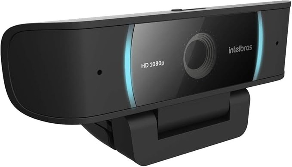 Webcam Para Videoconferência USB Cam 1080p Preto Intelbras