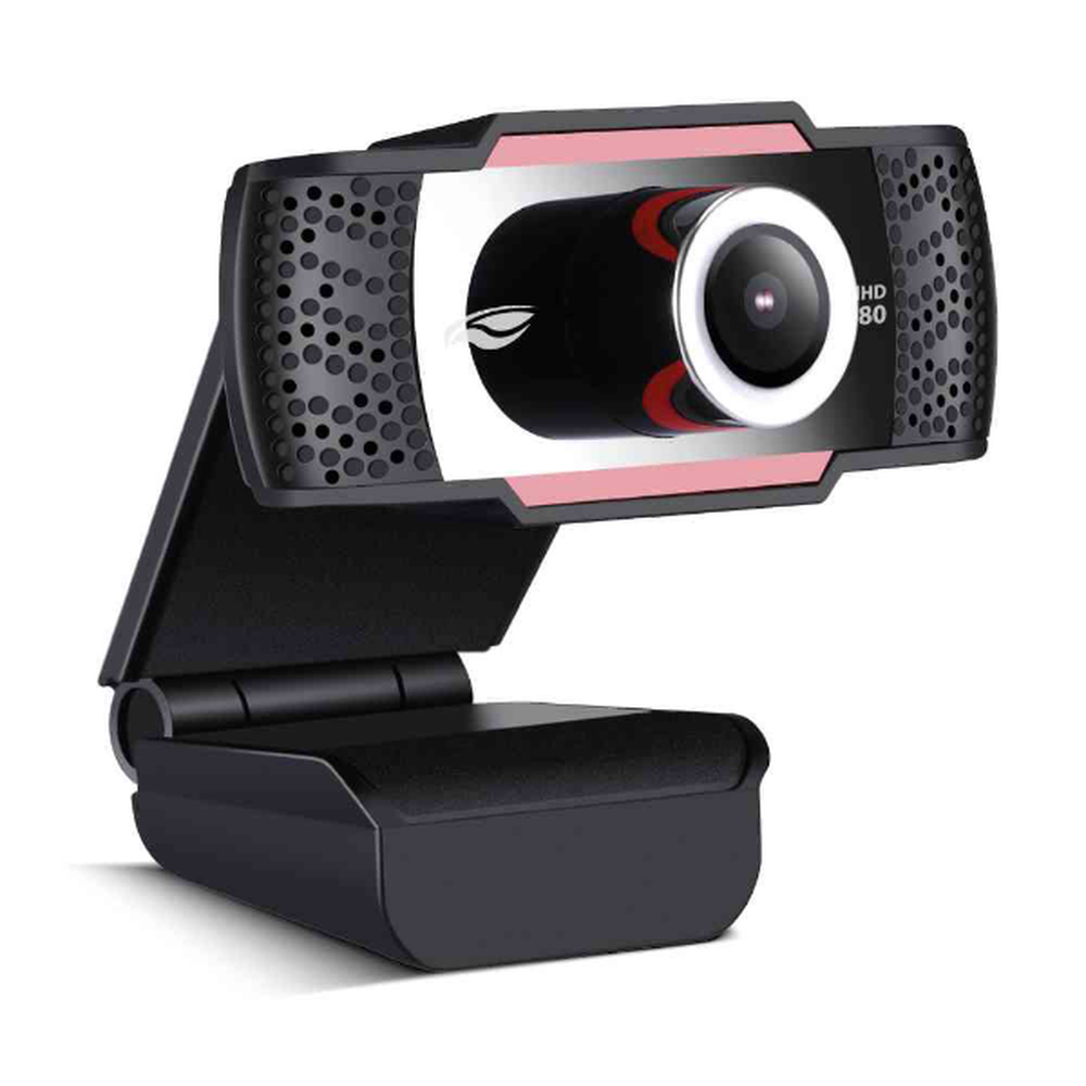 Web Cam Usb Full Hd 1080P Wb-100Bk Com Microfone Preto C3tech