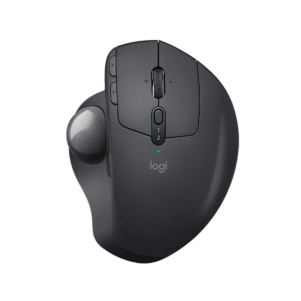 Mouse Logitech Mx Ergo TrackBall Grafite Conexão USB Bateria Recarregável