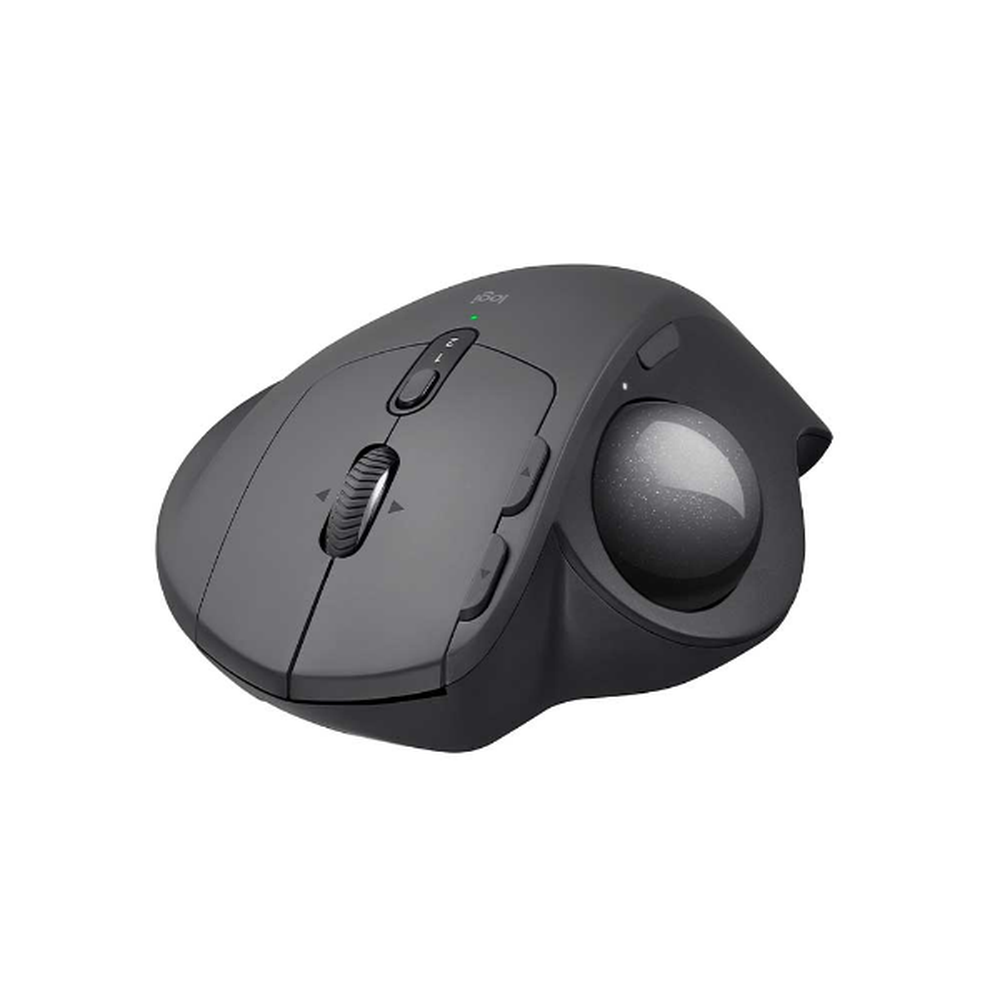 Mouse Logitech Mx Ergo TrackBall Grafite Conexão USB Bateria Recarregável