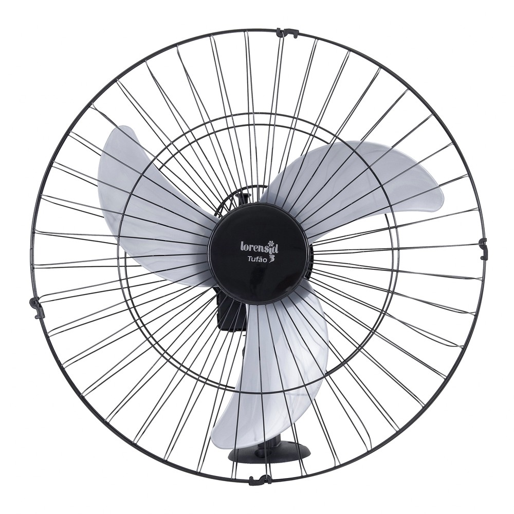 Ventilador de Parede Loren Sid 60cm Tufão Bivolt Preto