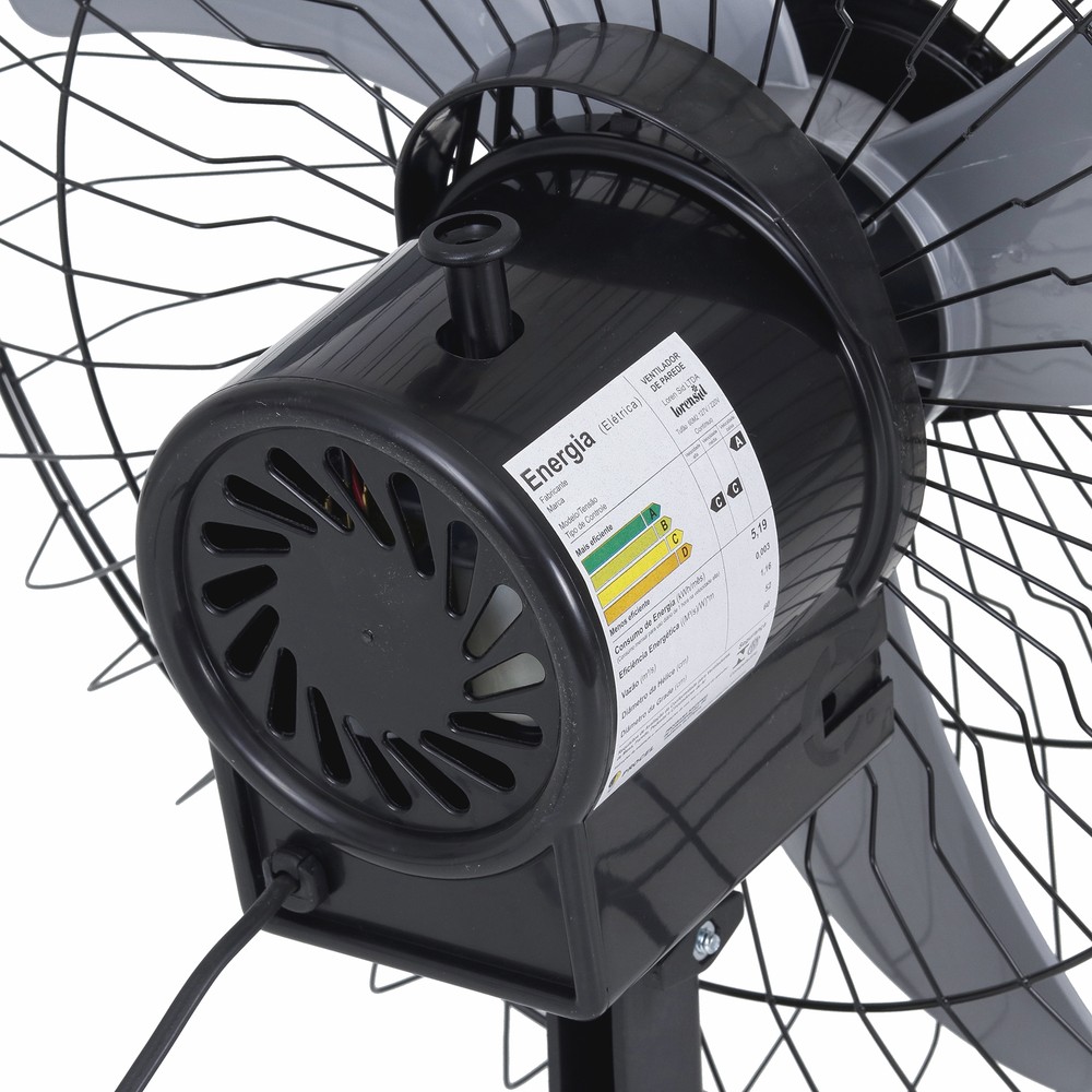 Ventilador de Parede Loren Sid 60cm Tufão Bivolt Preto