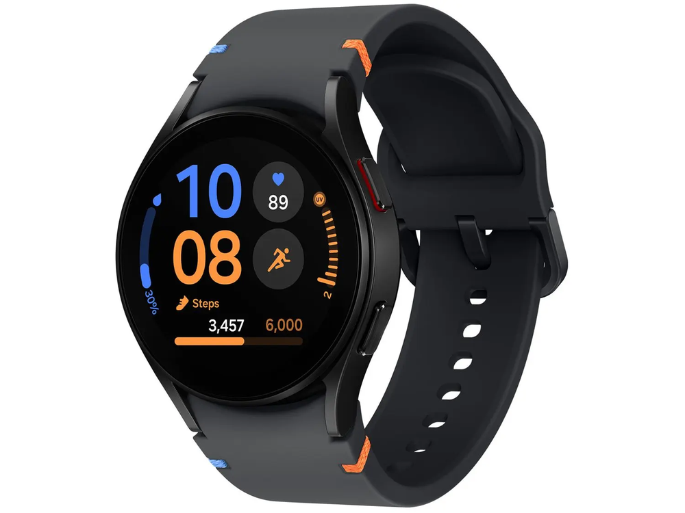 Smartwatch Samsung Galaxy Watch FE 40mm Preto 16GB Bluetooth