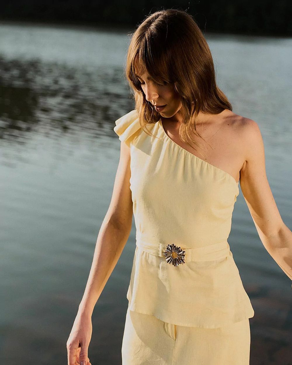 Blusa Crisântemo Dourado