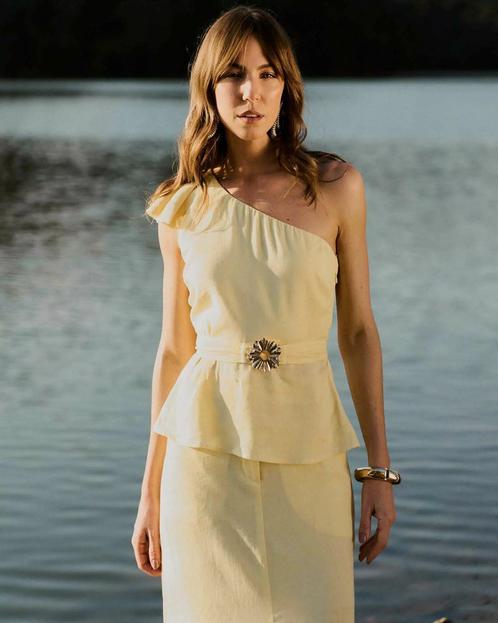 Blusa Crisântemo Dourado