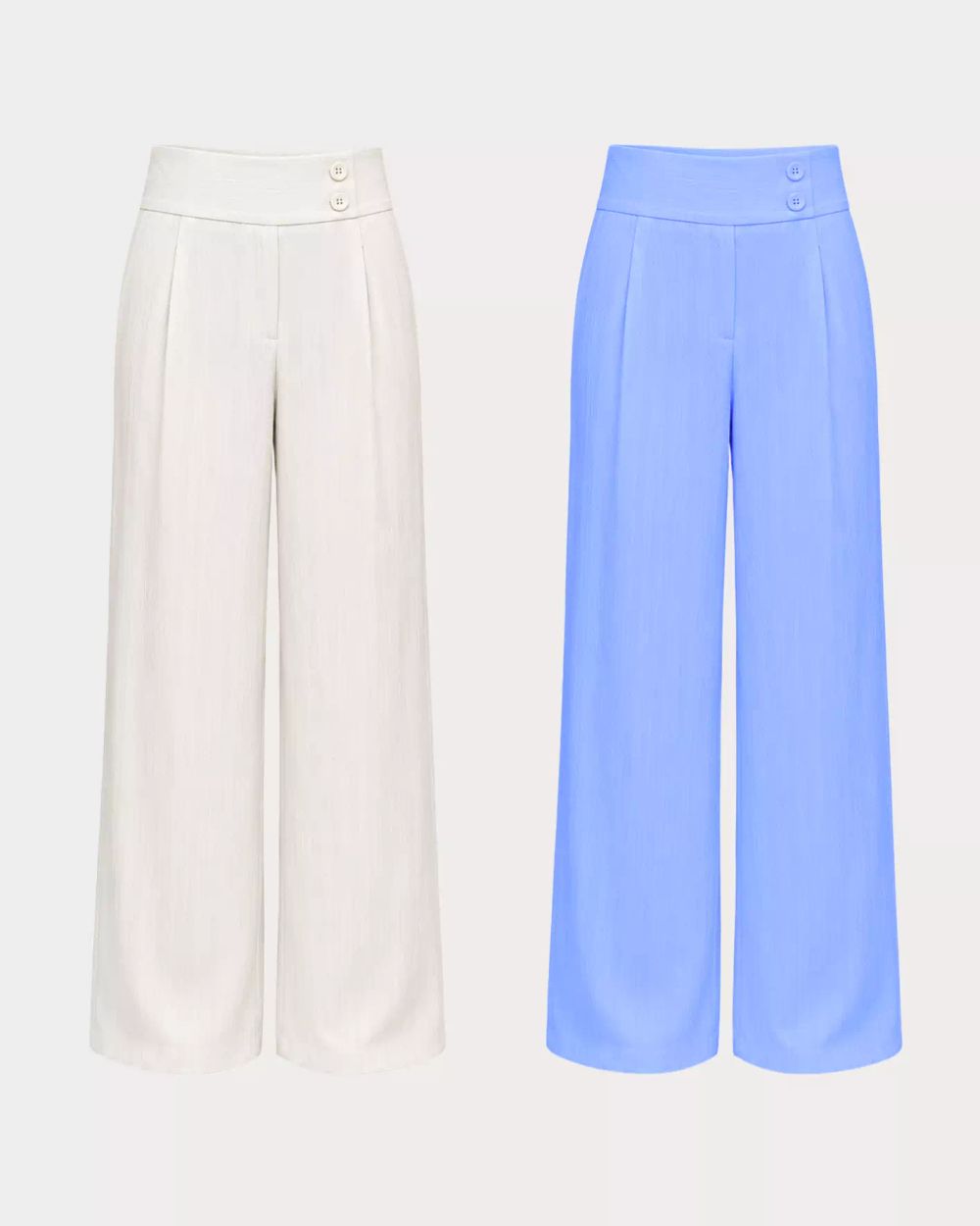 Calça  Alfaiataria em Liocel Blue