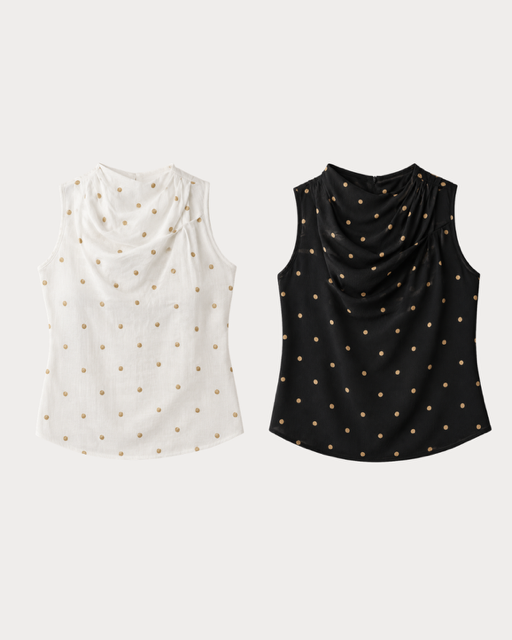 Blusa em Poá bordado
