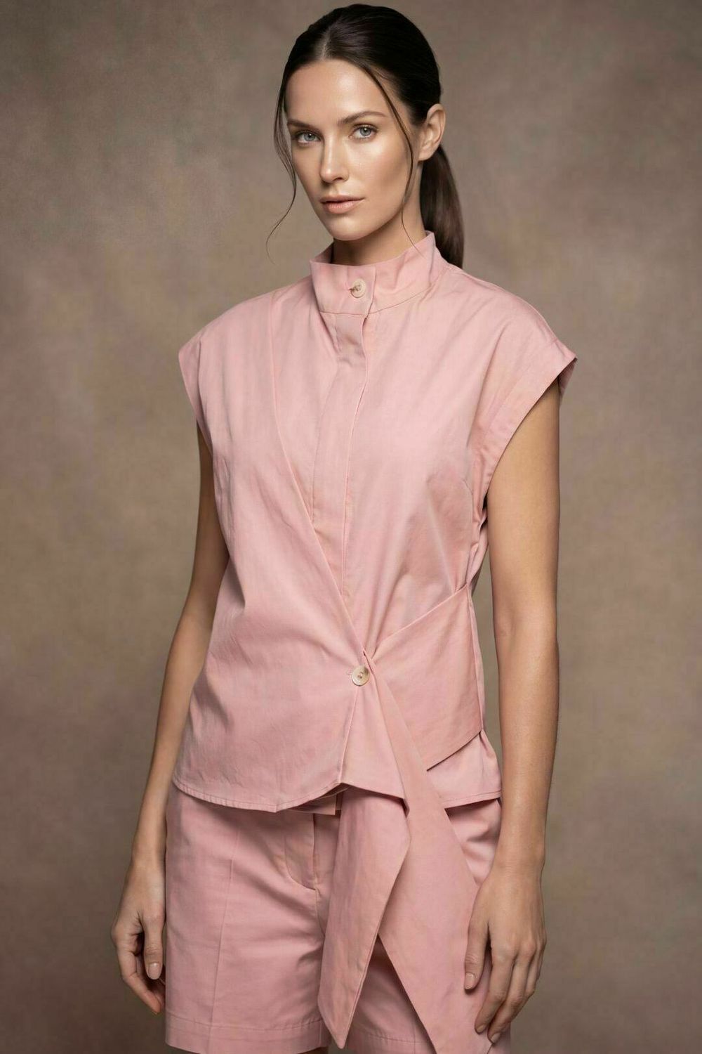 Blusa em Alfaiataria  Origami