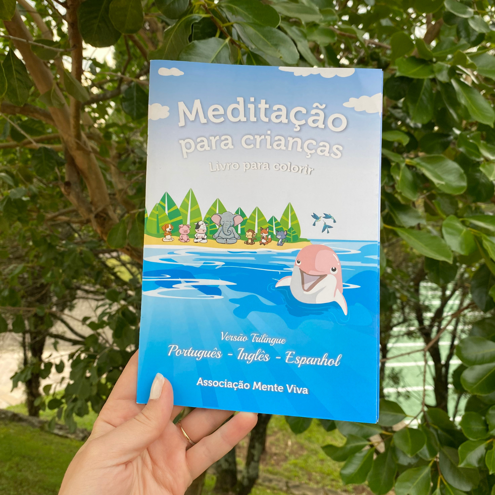 LIVRO PARA COLORIR - MEDITAÇÃO PARA CRIANÇAS (EDIÇÃO TRILÍNGUE) - ONG MENTE VIVA