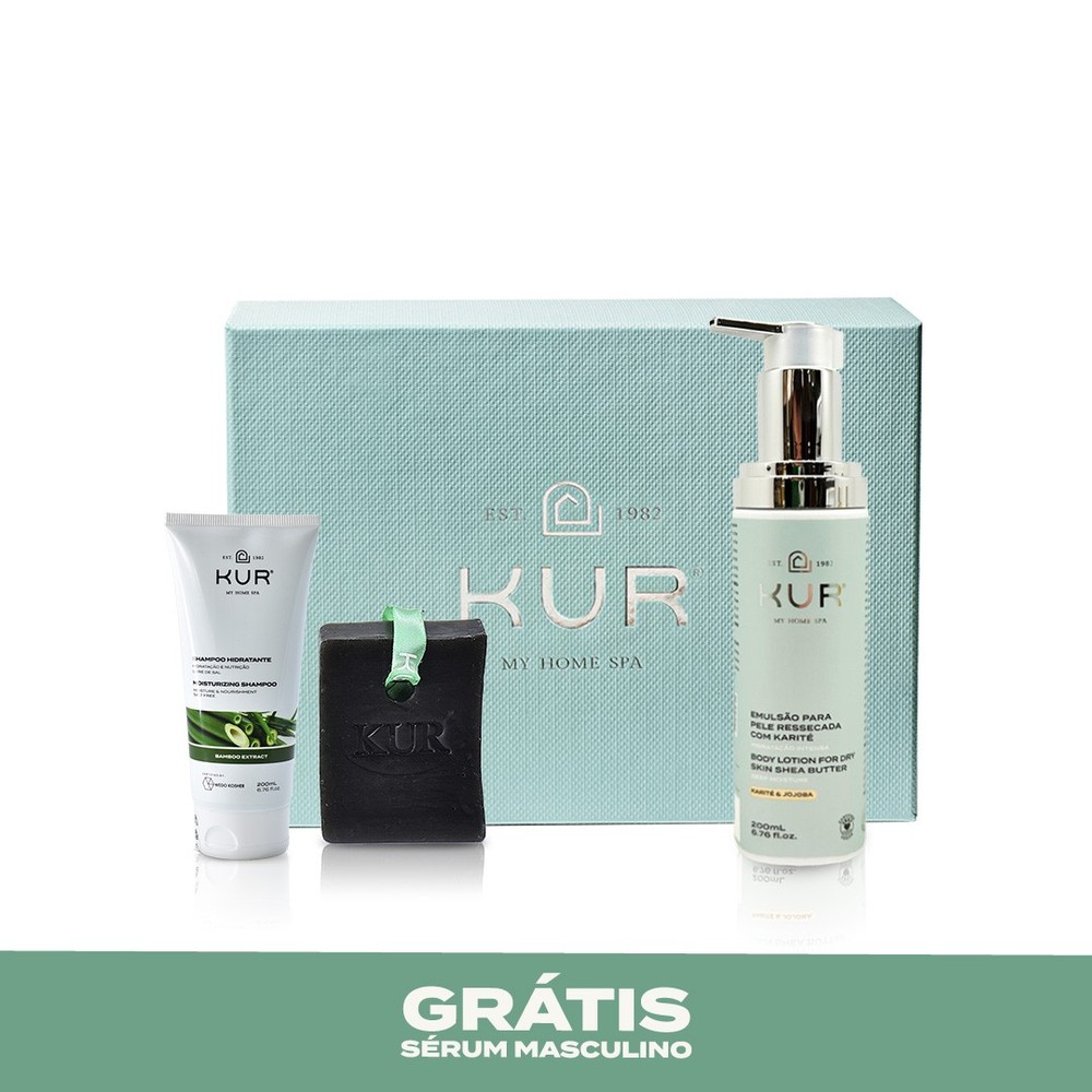 KIT CUIDADO COMPLETO - GRÁTIS SÉRUM MASCULINO