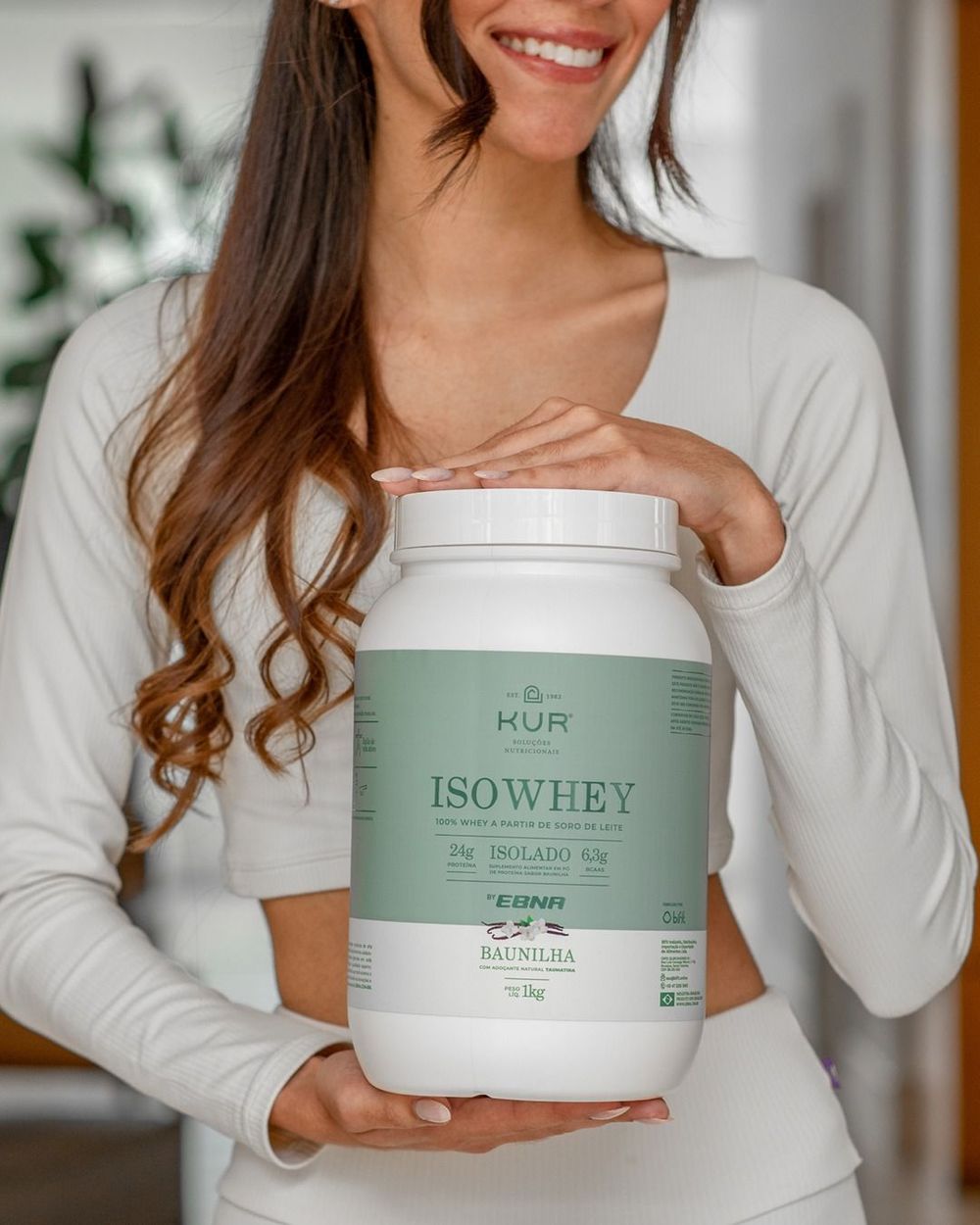 ISO WHEY KUR BAUNILHA 1KG