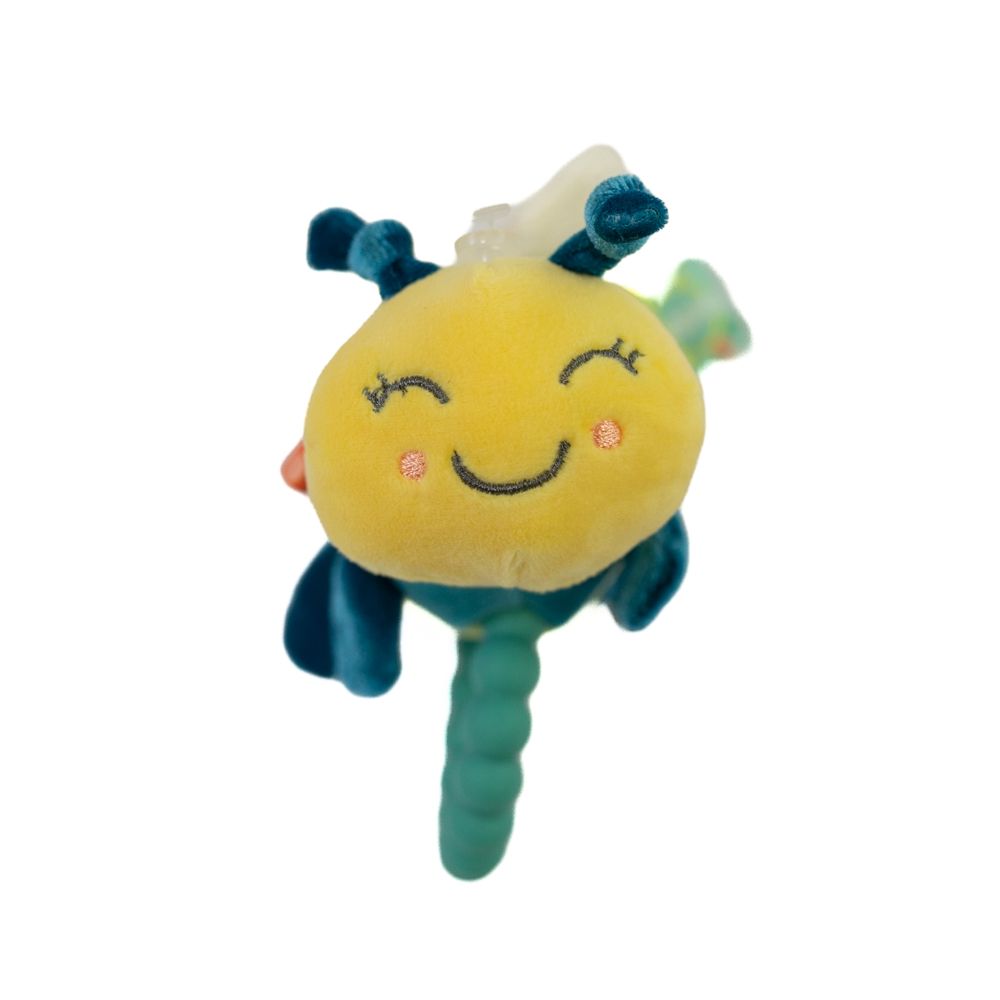 Chocalho de Pelúcia Abelhinha com Mordedor Bebês