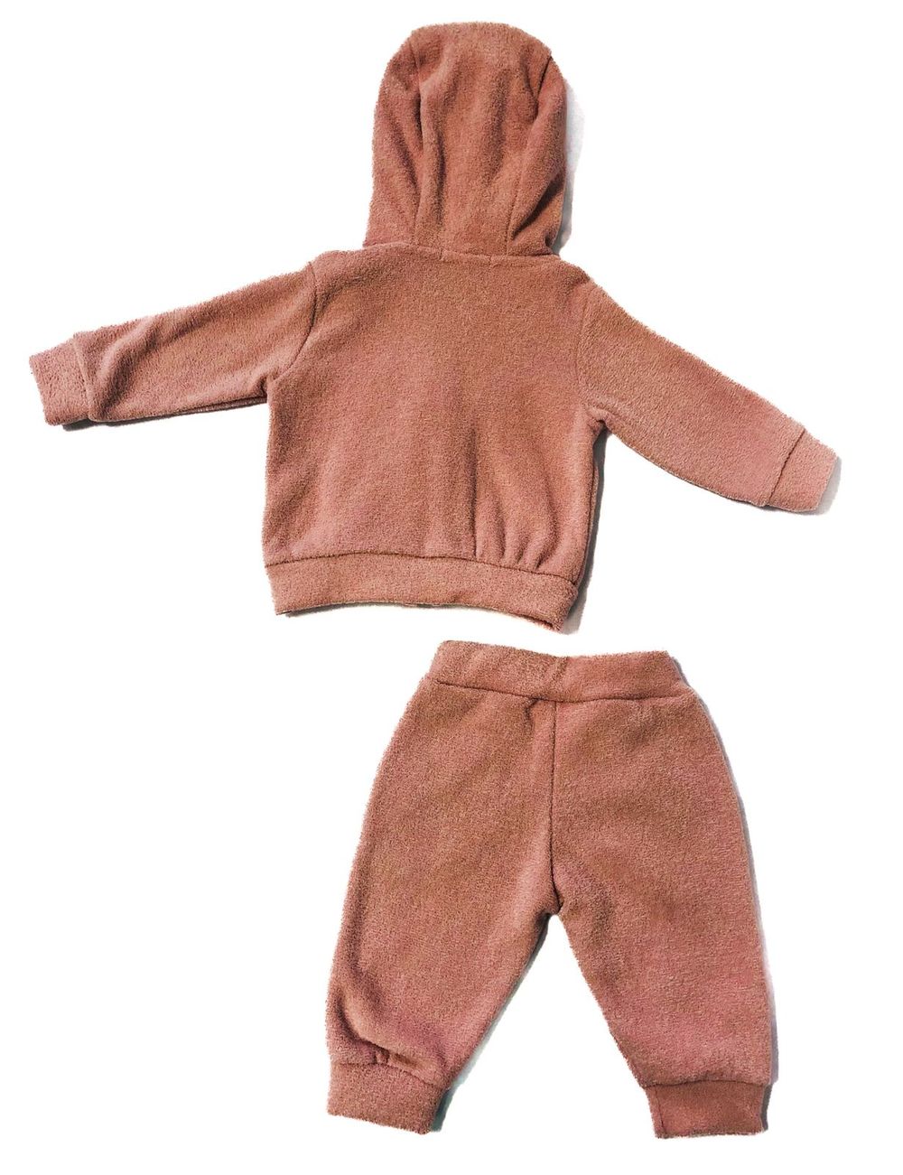 CONJUNTO BEBÊ MENINA COM ESTAMPA BORDADA URSINHA ROSÊ