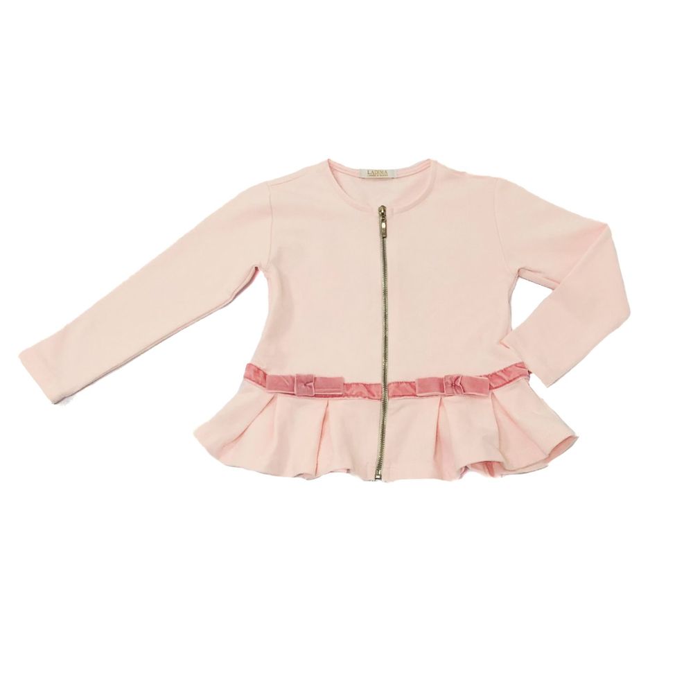 Conjunto Infantil Menina Jaqueta Laços E Calça