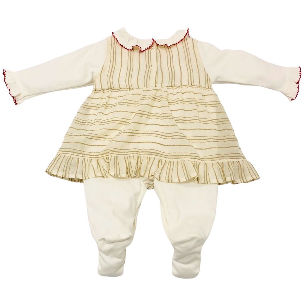 Macacão Vestido Bebê Menina 
