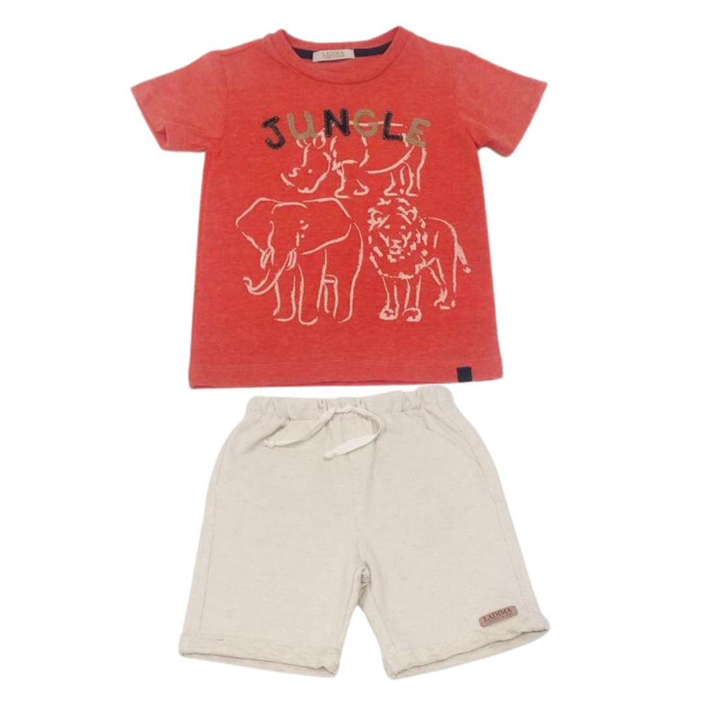 CONJUNTO CURTO BEBÊ MENINO SELVA