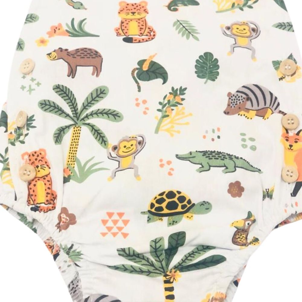 Romper Bebê Menino Safari