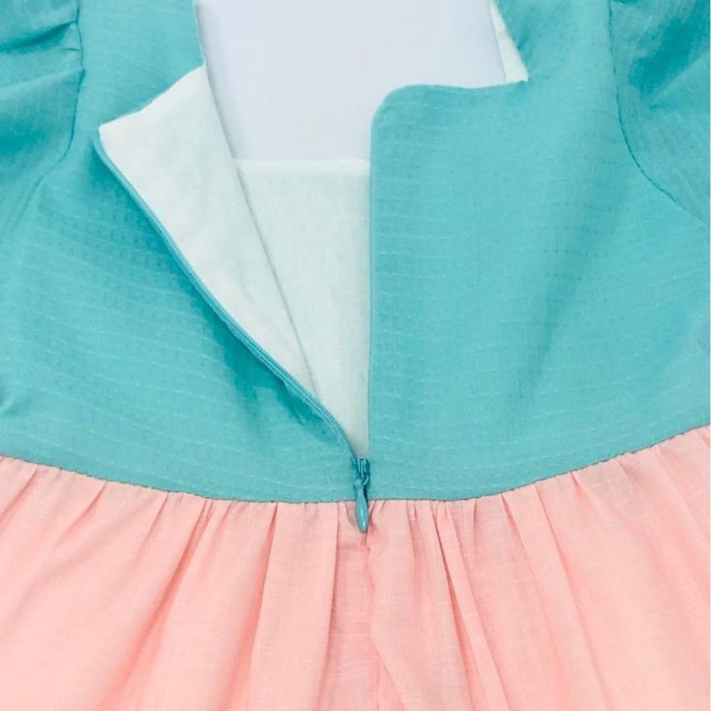 VESTIDO COLORIDO INFANTIL ESTAMPA URSINHA BAILARINA