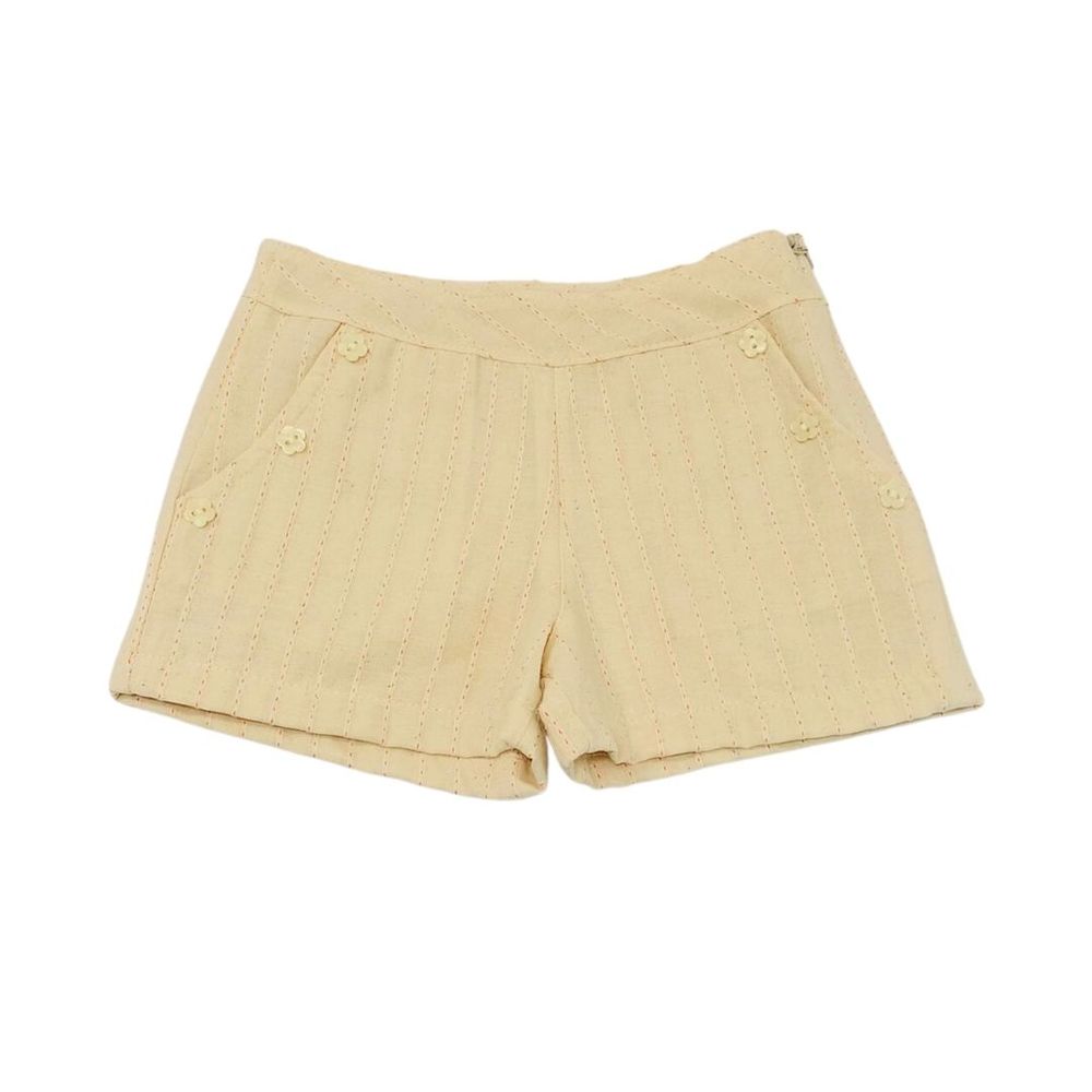 CONJUNTO INFANTIL SHORTS E BATA LARANJA