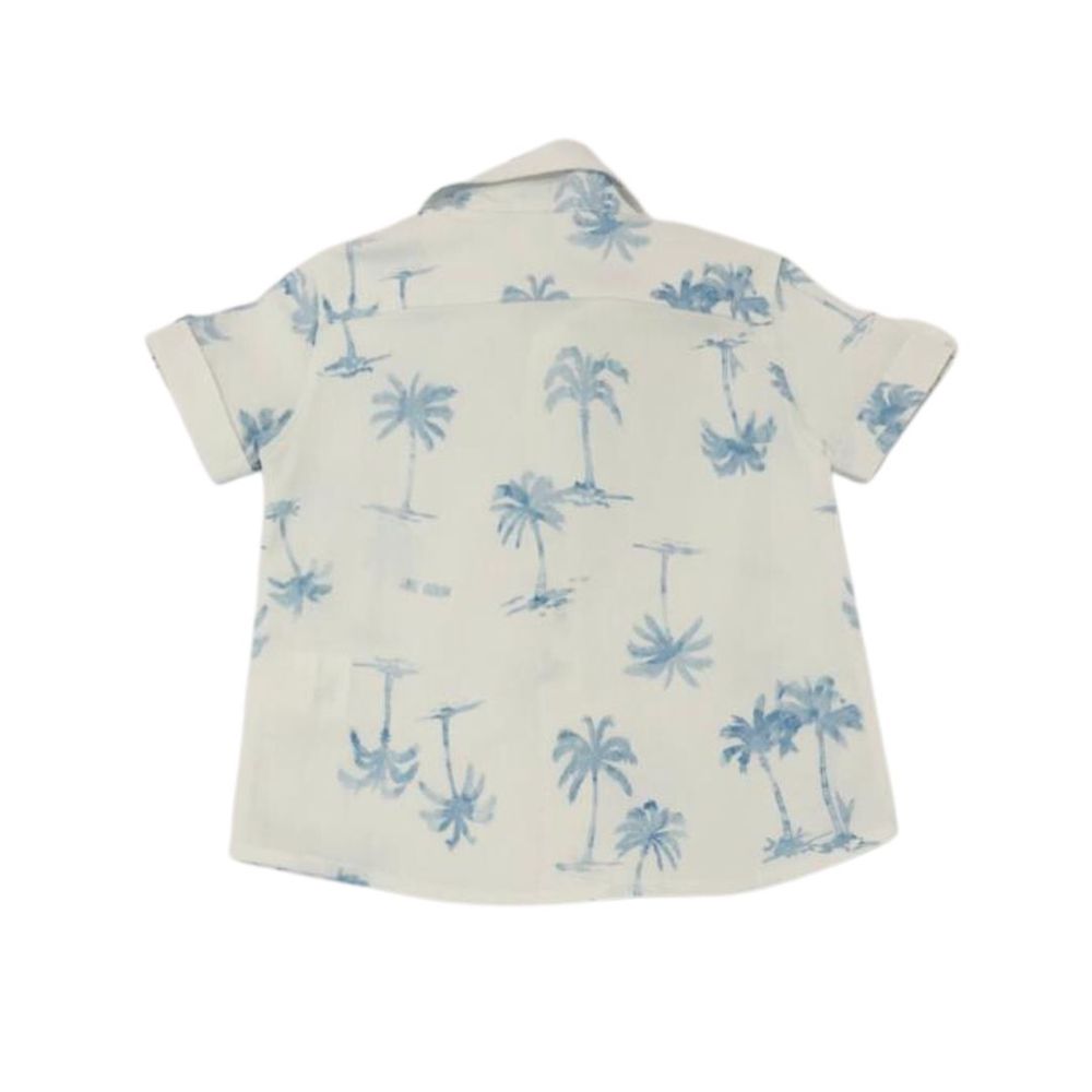 CONJUNTO INFANTIL MENINO BERMUDA E CAMISA COQUEIROS