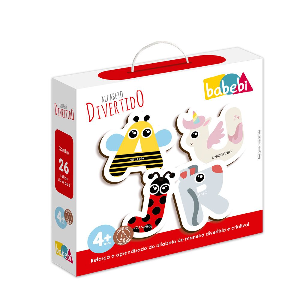 Brinquedo Educativo Alfabeto Divertido