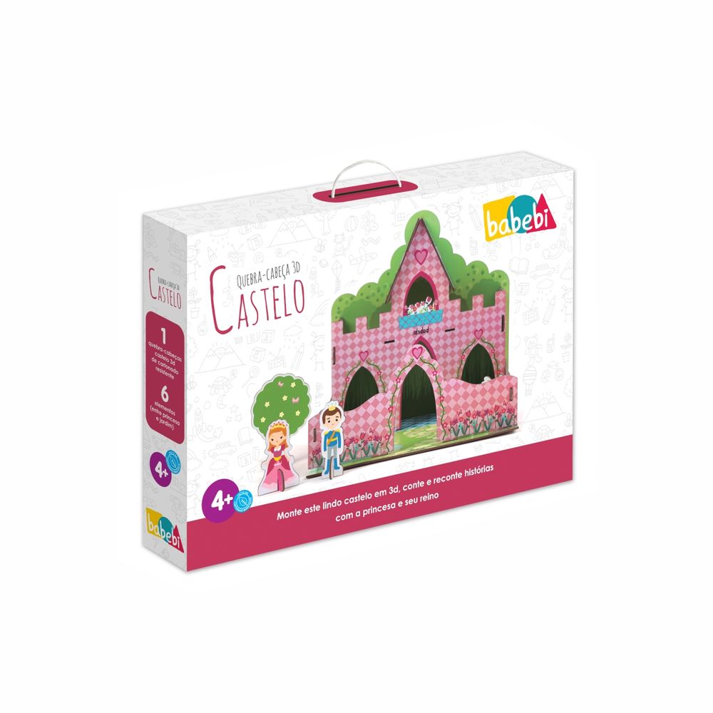 Brinquedo Educativo Castelo Quebra-cabeça 3D