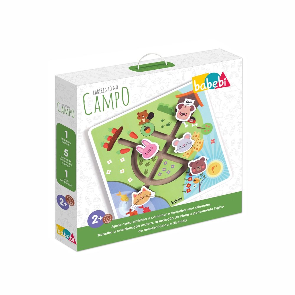 Brinquedo Educativo Labirinto No Campo