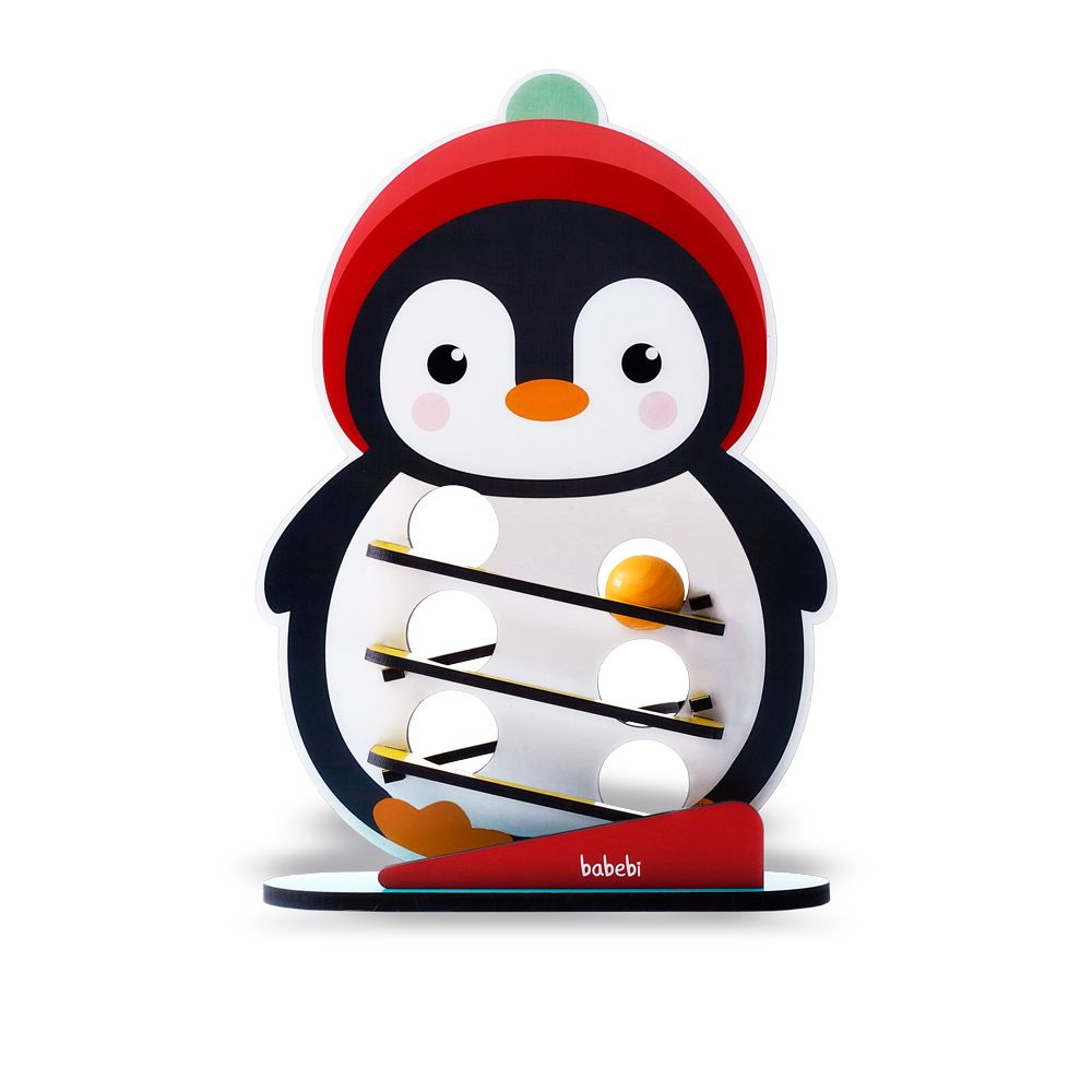 Brinquedo Divertido Rolando Bolinha com o Pinguim