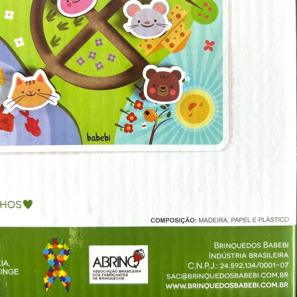 Brinquedo Educativo Labirinto No Campo