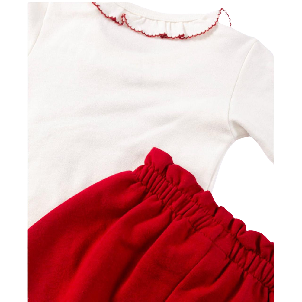 Conjunto Bebê Menina Body Manga Longa E Calça