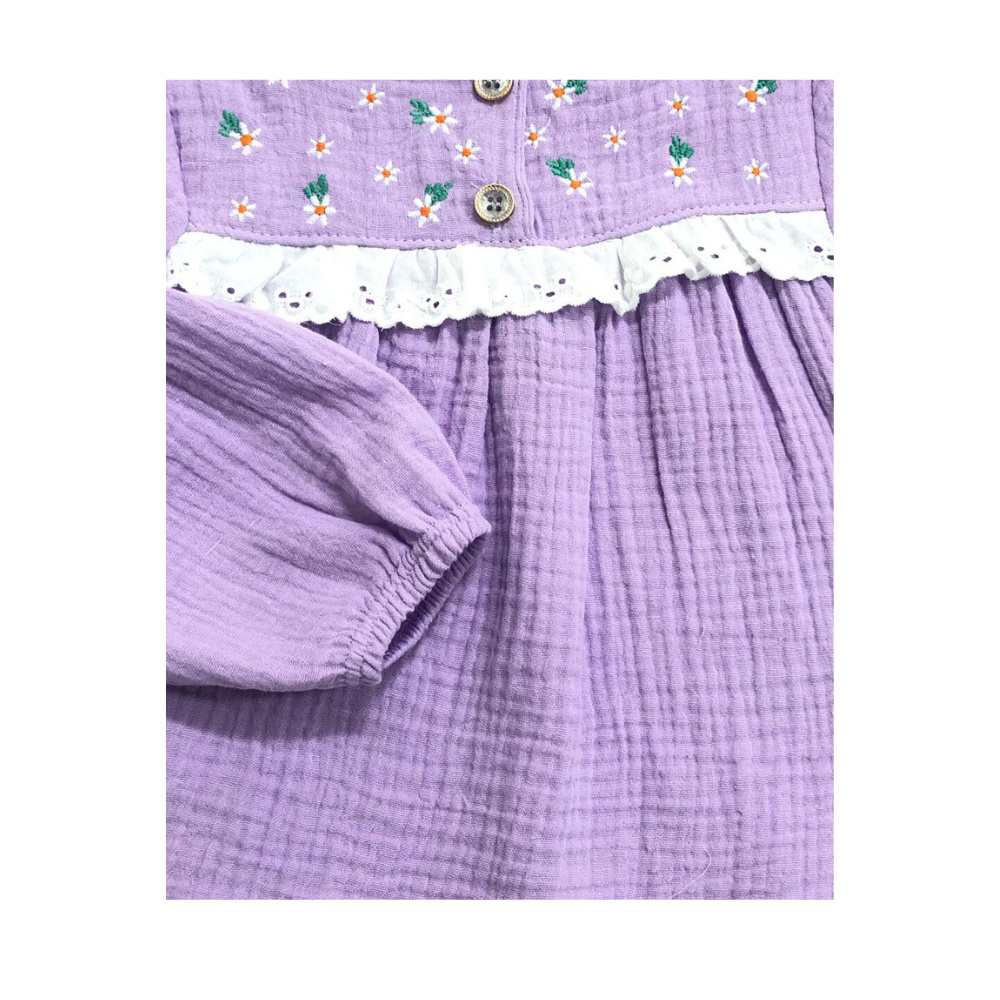 Conjunto Infantil Menina Bata Manga Longa E Calça