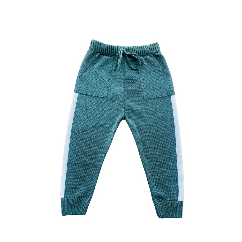 CONJUNTO INFANTIL MENINO BLUSA EM TRICÔ E CALÇA SELVA
