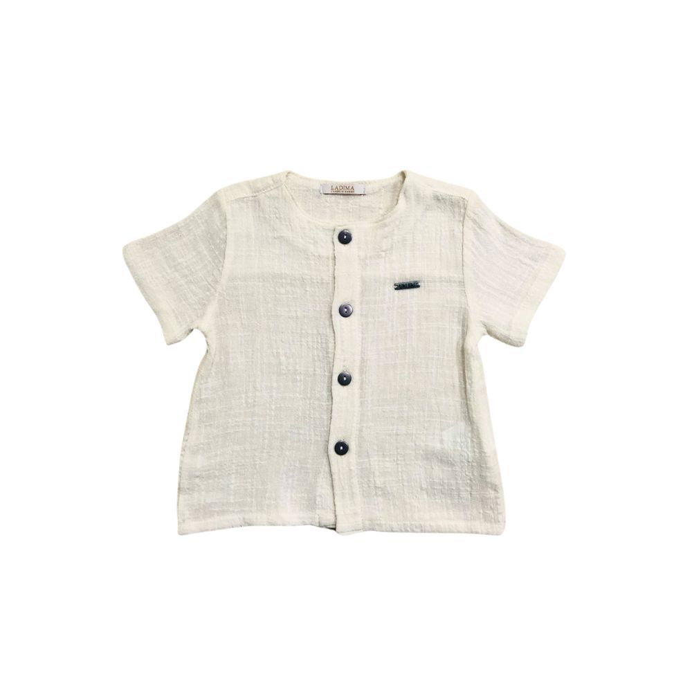 CONJUNTO BEBÊ MENINO CAMISA E BERMUDA LISTRAS