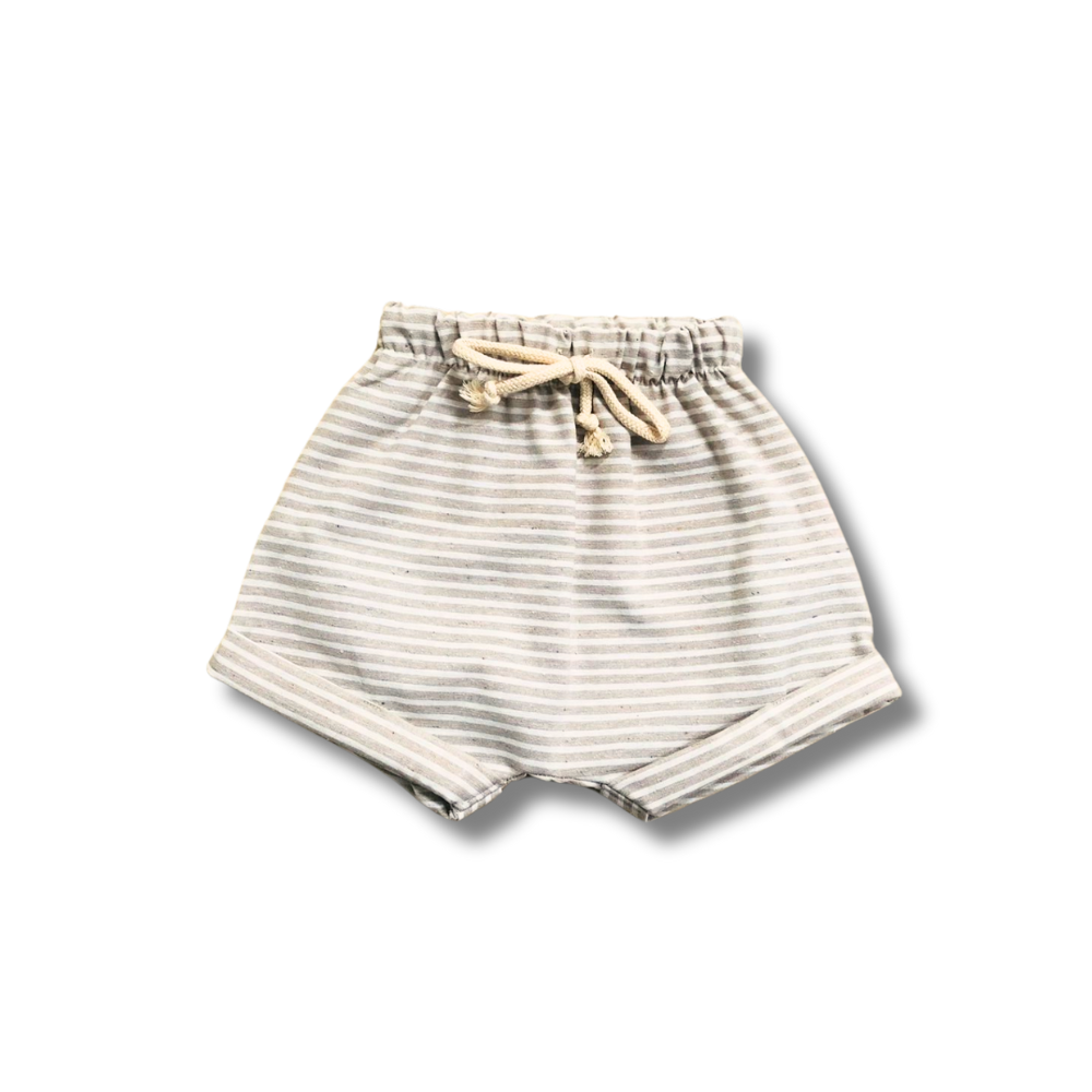 CONJUNTO BEBÊ MENINO CAMISA E BERMUDA LISTRAS