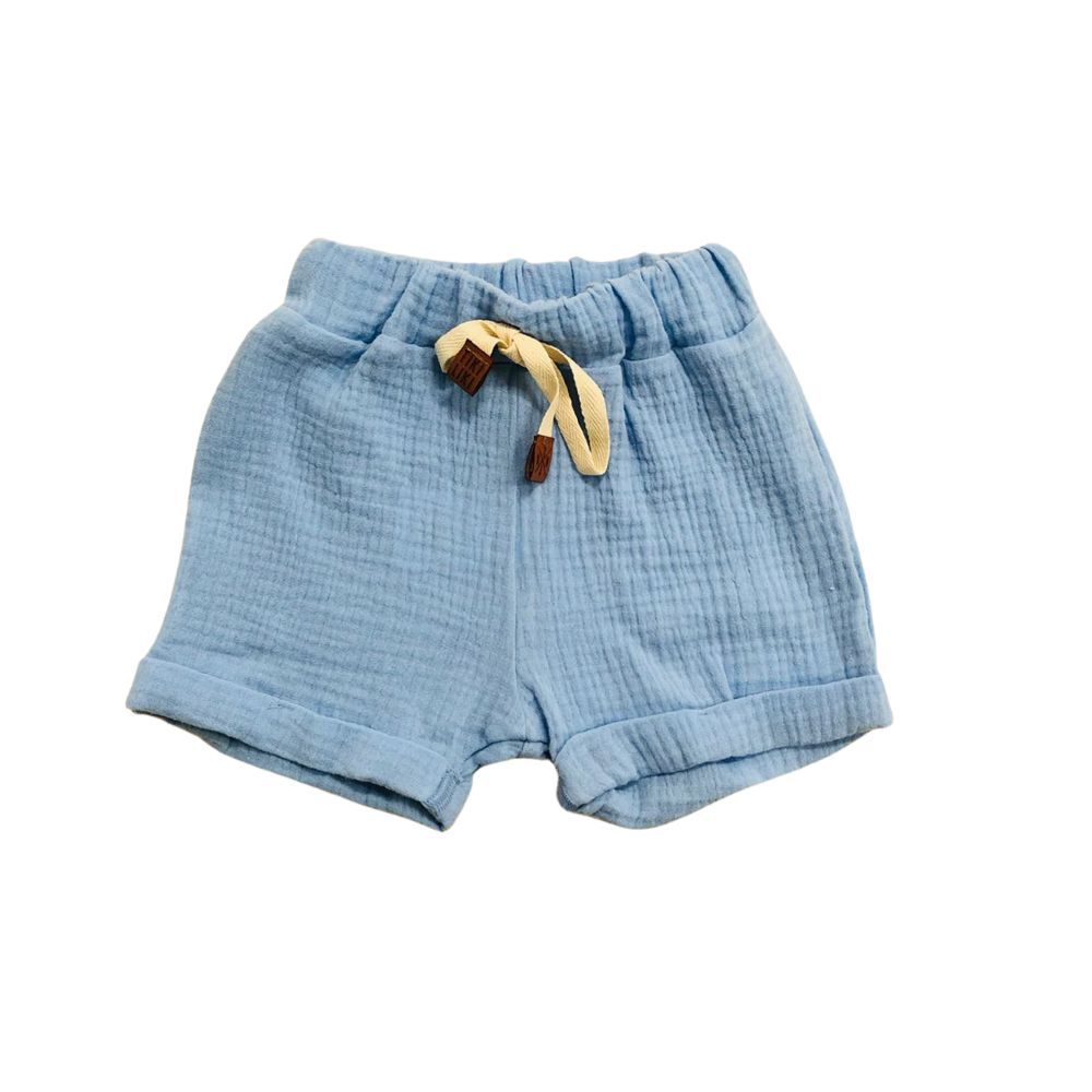 CONJUNTO CURTO BEBÊ MENINO BODY  LISTRADO E BERMUDA