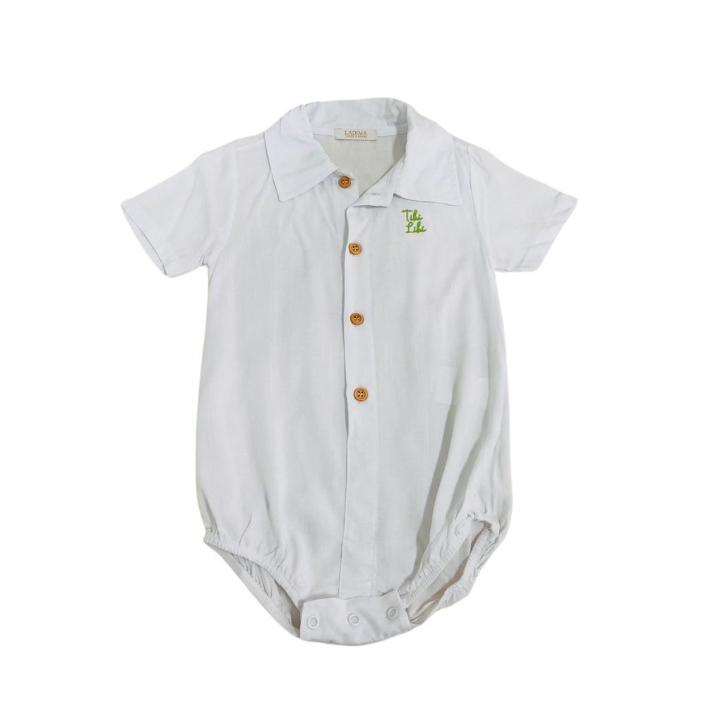 CONJUNTO BEBÊ MENINO BODY CAMISA E BERMUDA