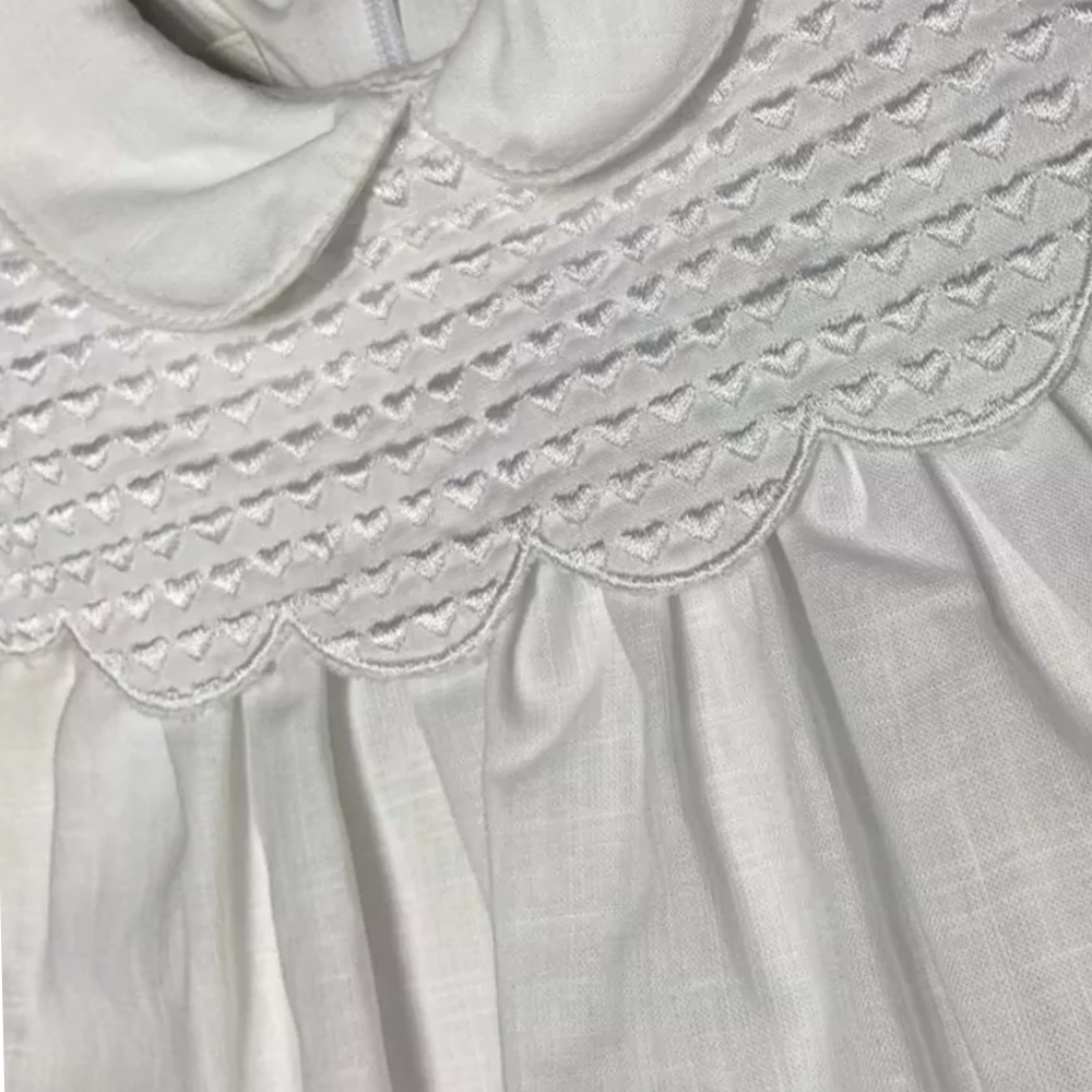 VESTIDO INFANTIL BRANCO BATIZADO