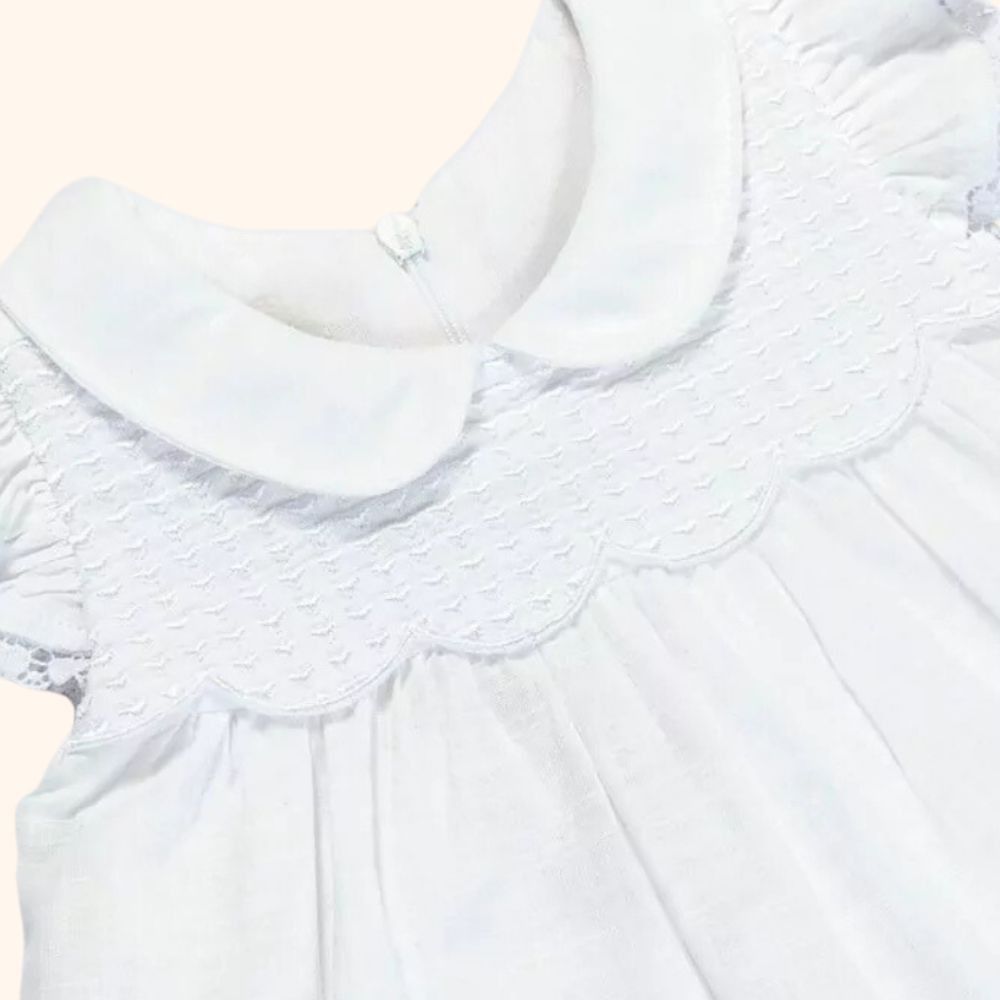 VESTIDO INFANTIL BRANCO BATIZADO