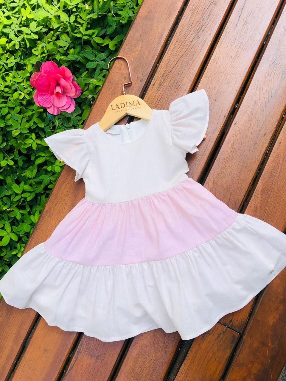 VESTIDO INFANTIL BABADOS