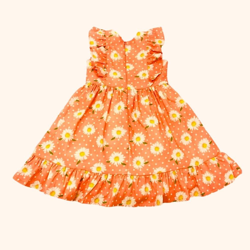 VESTIDO INFANTIL ESTAMPA MARGARIDAS
