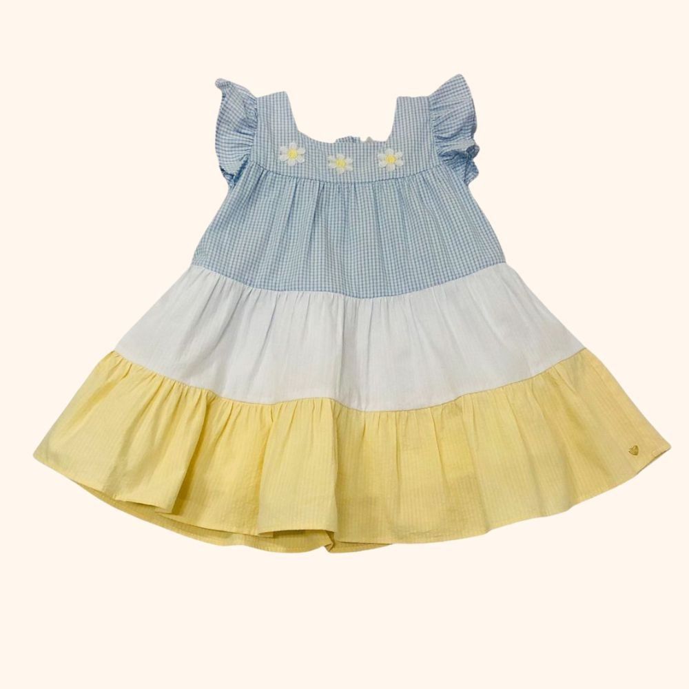 VESTIDO INFANTIL TRÊS MARIAS COLORIDO