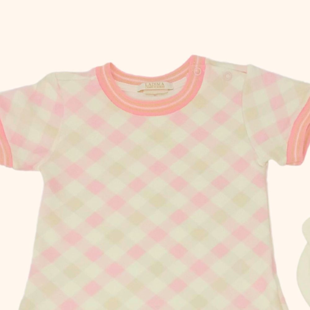 VESTIDO INFANTIL COM BOLSINHA DE URSO