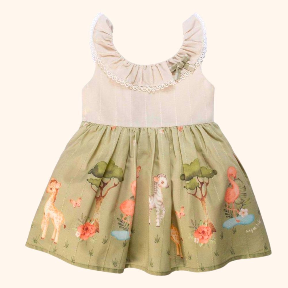 VESTIDO BEBÊ ESTAMPA ZOO