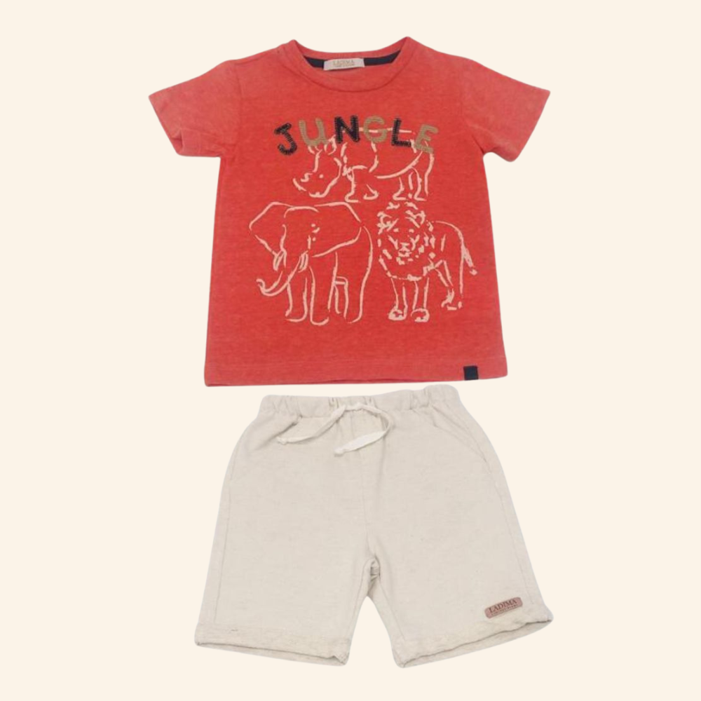 CONJUNTO CURTO BEBÊ MENINO SELVA