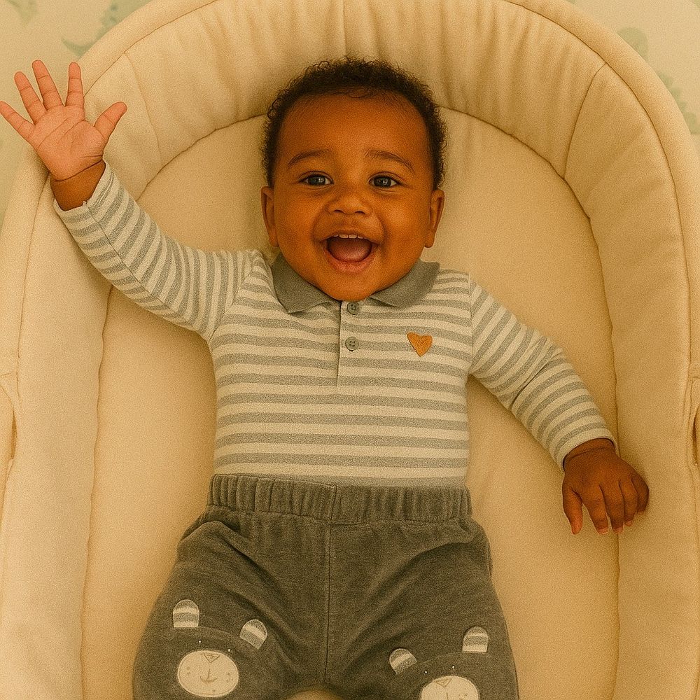 CONJUNTO BEBÊ MENINO BODY GOLA POLO E CALÇA BORDAda Ursinhos