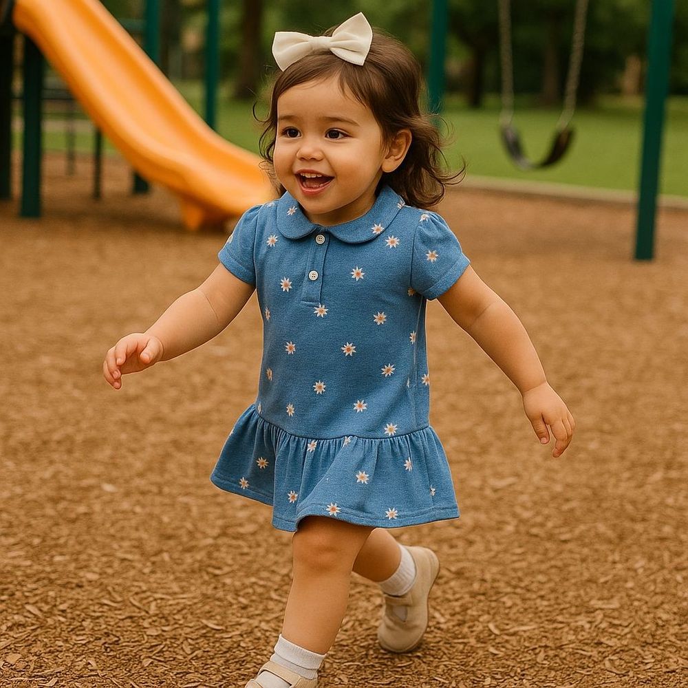 VESTIDO INFANTIL MALHA JEANS