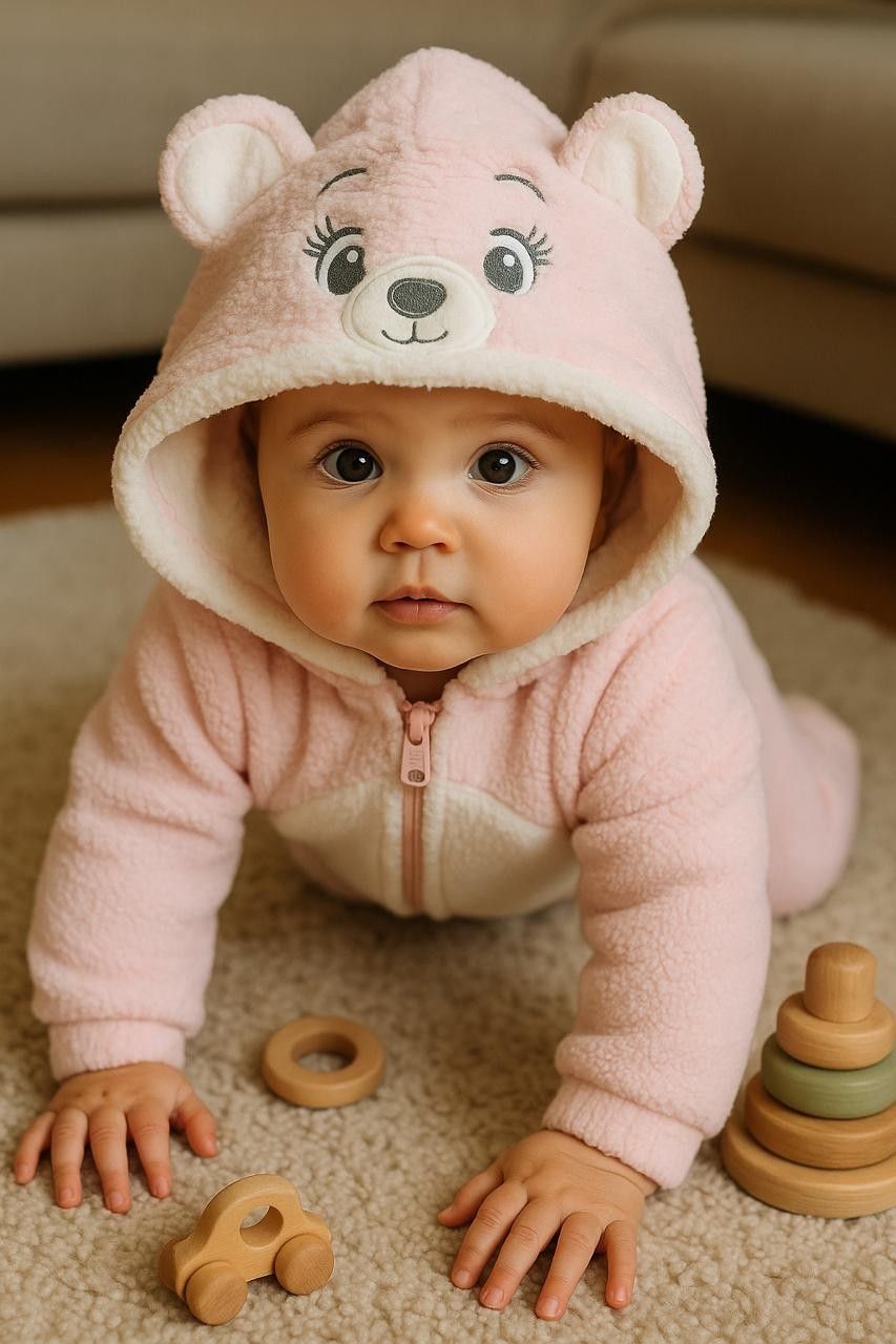 MACACÃO BICHINHOS BEBÊ MENINA URSINHA